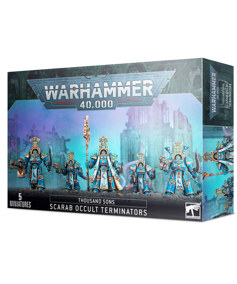 Games Workshop - GAW Warhammer 40K - Thousand Sons - Scarab Occult Terminators