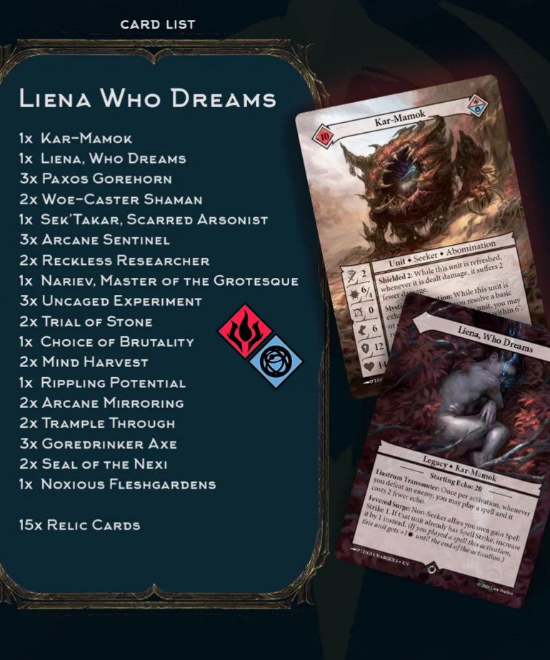 Malediction Malediction - Seeker Deck - Liena, Who Dreams