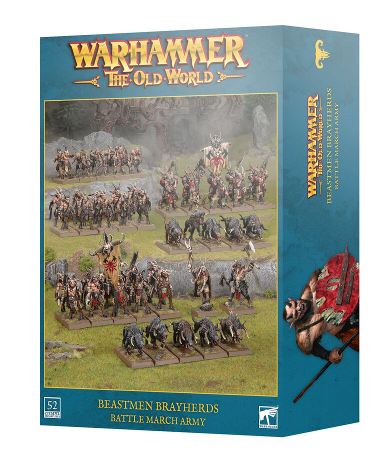 Games Workshop - GAW PRESALE Warhammer: The Old World - Beastmen Brayherds - Battle March Army 09/12/2026