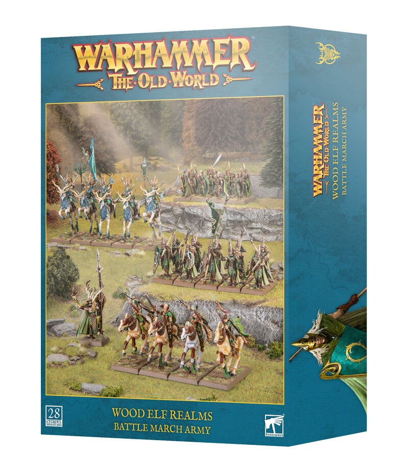 Games Workshop - GAW PRESALE Warhammer: The Old World - Wood Elf Realms - Battle March Army 09/12/2026