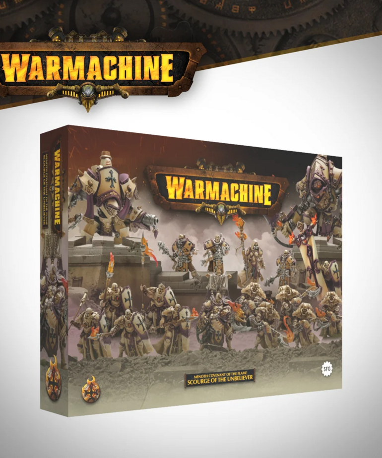 Steamforged Games LTD - STE PRESALE Warmachine - Menoth Covenant of the Flame - Scourge of the Unbeliever 11/24/2026