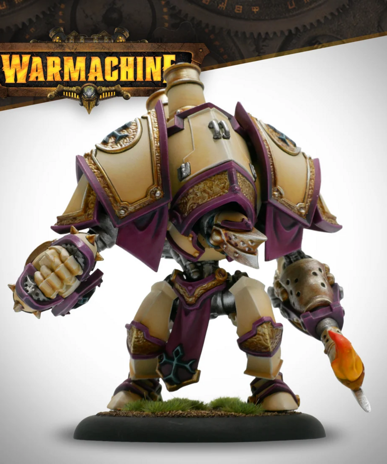 Steamforged Games LTD - STE PRESALE Warmachine - Menoth Covenant of the Flame - Crusader, Heavy Warjack 10/27/2026