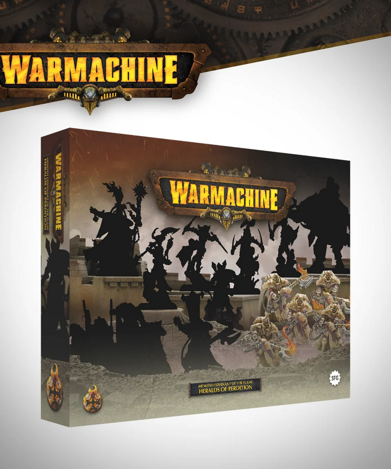 Steamforged Games LTD - STE PRESALE Warmachine - Menoth Covenant of the Flame - Heralds of Perdition 01/19/2027