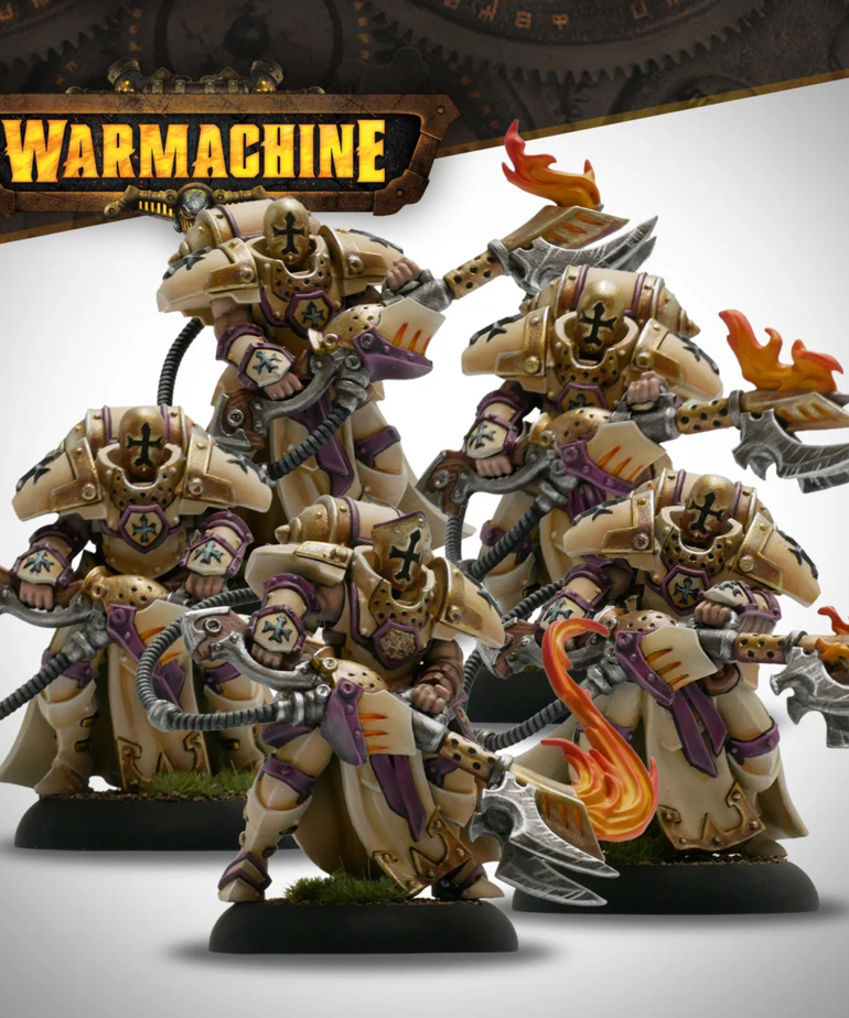 Steamforged Games LTD - STE PRESALE Warmachine - Menoth Covenant of the Flame - Heralds of Perdition 01/19/2027