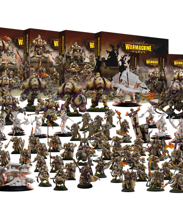 Steamforged Games LTD - STE PRESALE Warmachine - Protectorate of Menoth Covenant of the Flame Bundle Faithful Edition 10/27/2026