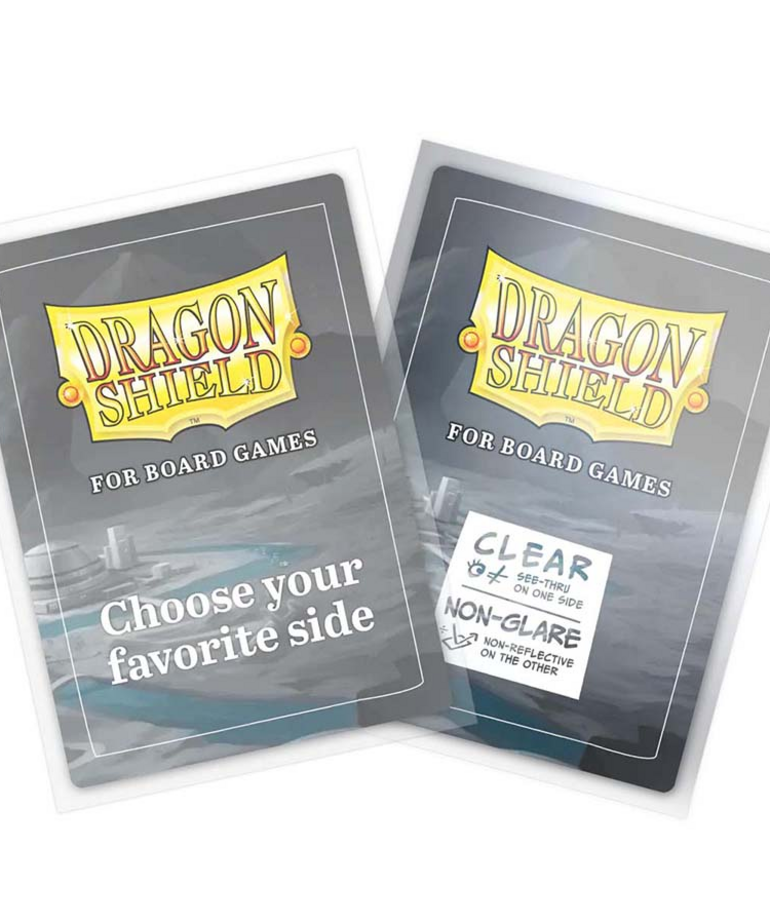 Arcane Tinmen - ATM Dragon Shield - Board Game Sleeves - Clear Nonglare - Common Standard
