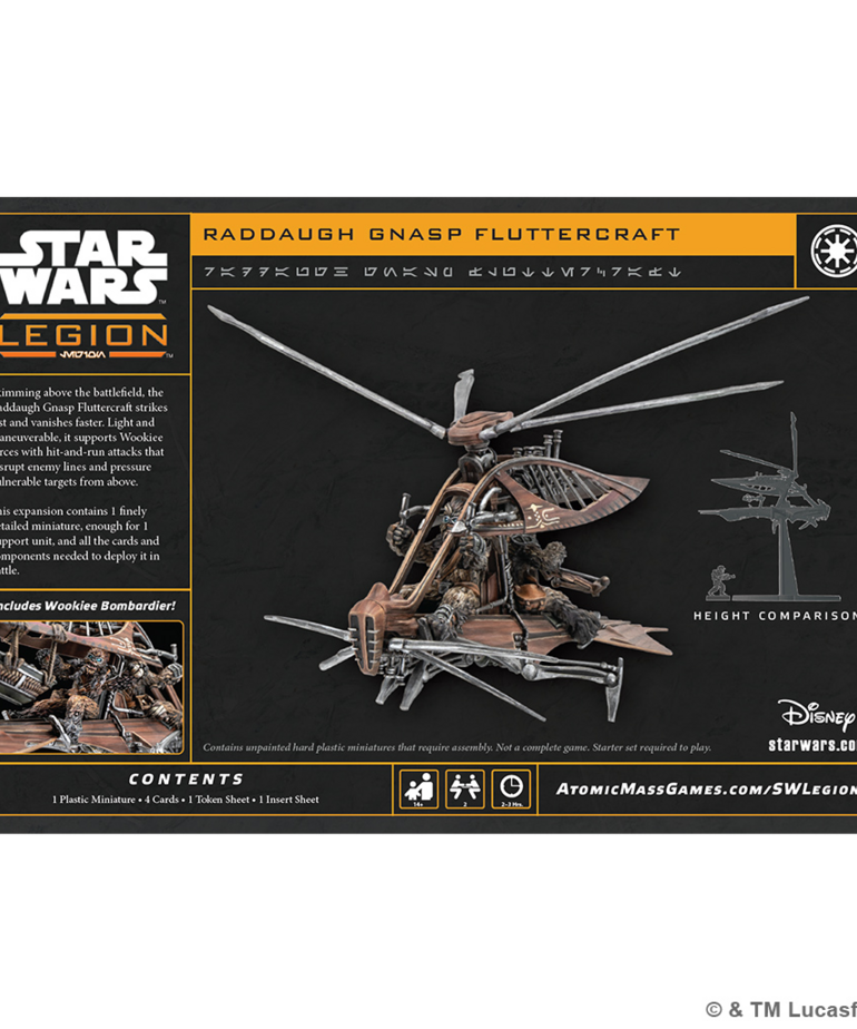 Asmodee - ASM PRESALE Star Wars: Legion - Raddaugh Gnasp Fluttercraft 11/06/2026