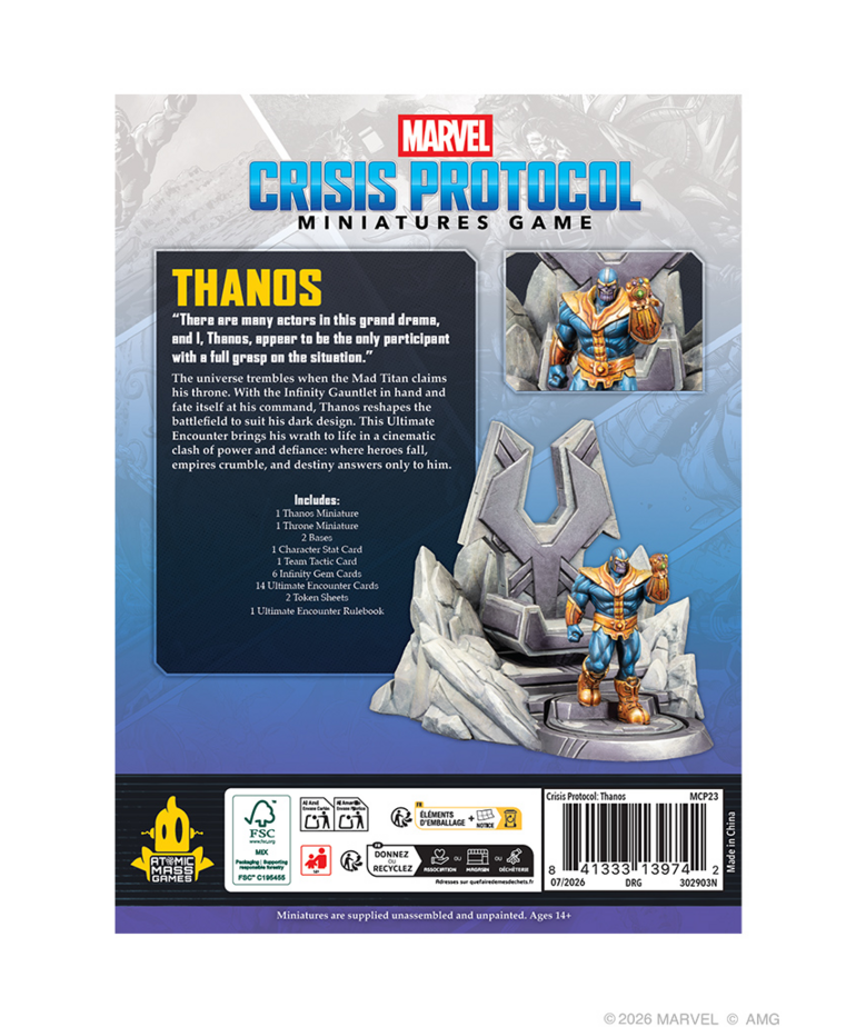 Atomic Mass Games - AMG PRESALE Marvel: Crisis Protocol - Thanos Ultimate Encounter 11/13/2026