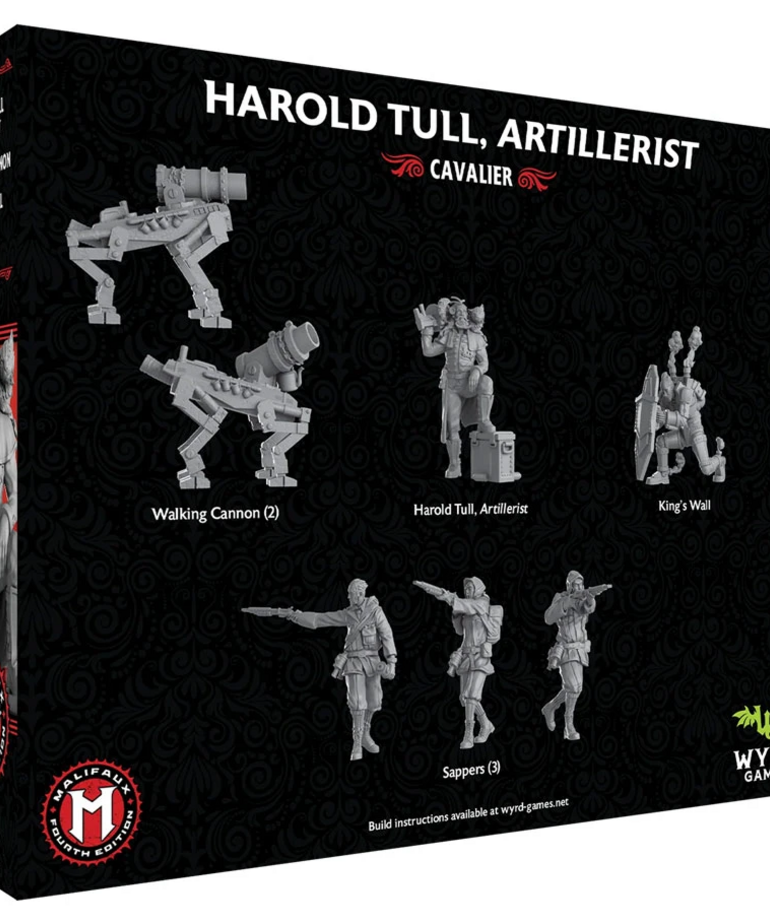 Wyrd Miniatures - WYR PRESALE Malifaux 4E - Guild - Harold Tull, Artillerist 10/00/2026