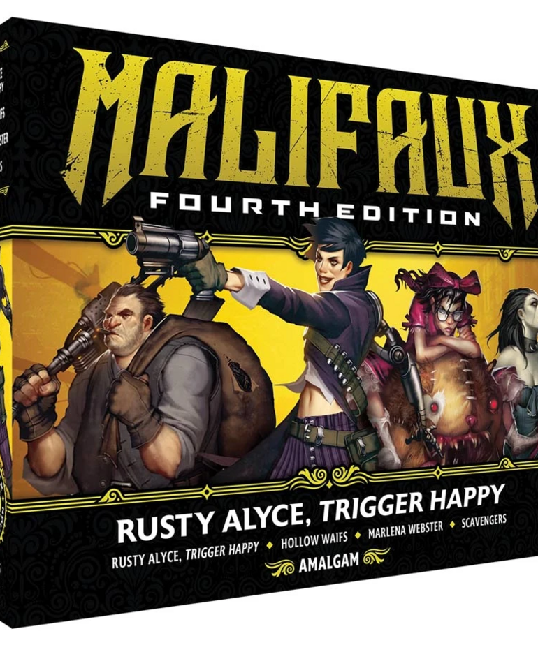 Wyrd Miniatures - WYR PRESALE Malifaux 4E - Outcasts - Rusty Alyce, Trigger Happy 10/00/2026