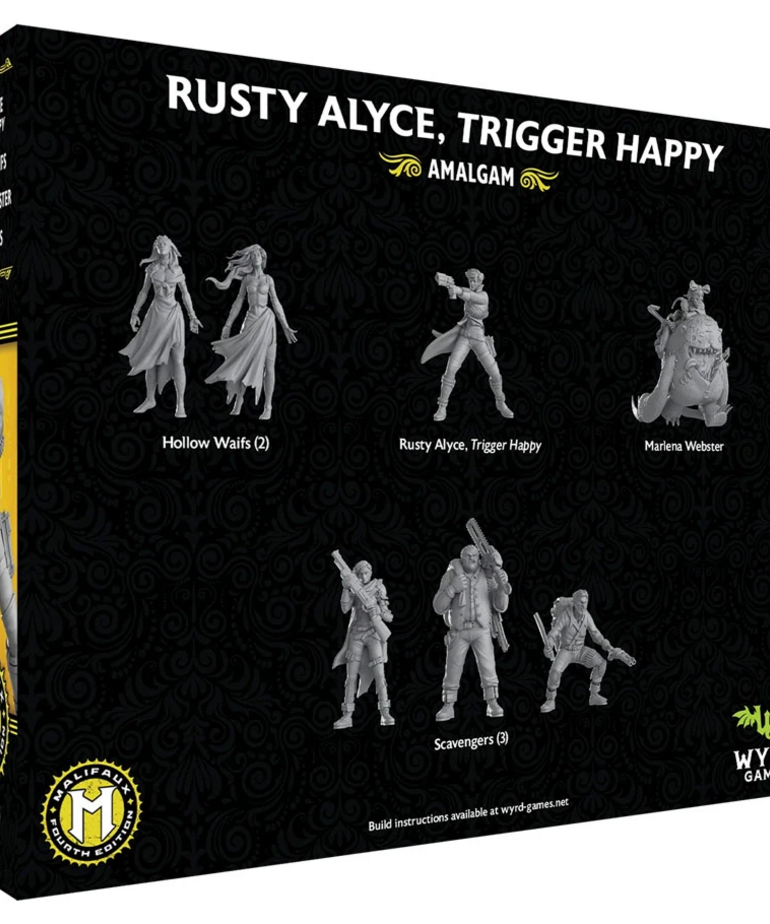 Wyrd Miniatures - WYR PRESALE Malifaux 4E - Outcasts - Rusty Alyce, Trigger Happy 10/00/2026