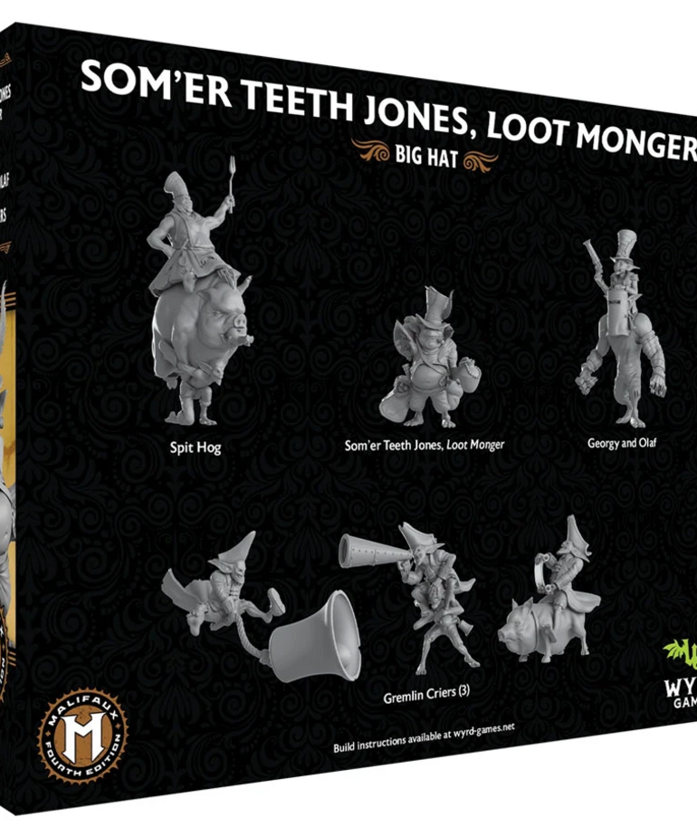 Wyrd Miniatures - WYR PRESALE Malifaux 4E - Bayou - Som'er Teeth Jones, Loot Monger 10/00/2026