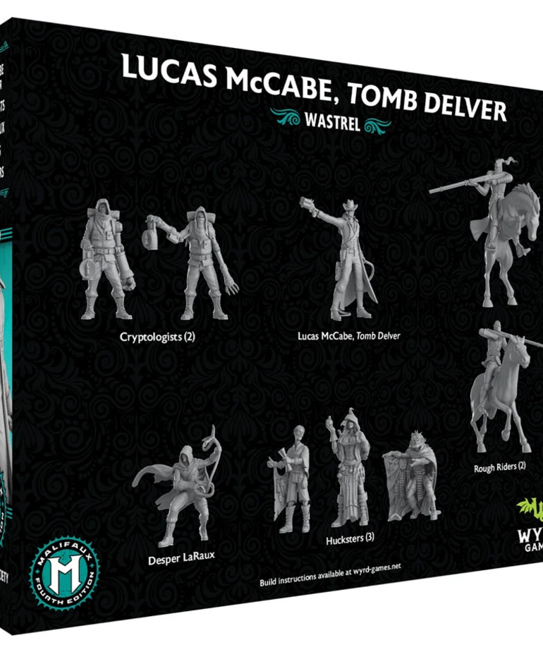 Wyrd Miniatures - WYR PRESALE Malifaux 4E - Explorers - Lucas McCabe, Tomb Delver 10/00/2026