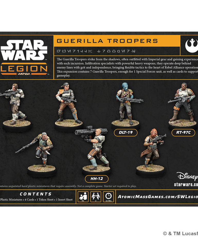 Atomic Mass Games - AMG PRESALE Star Wars: Legion - Guerilla Troopers 11/27/2026