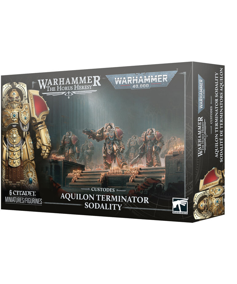 Games Workshop - GAW PRESALE Warhammer 40K - Adeptus Custodes - Aquilon Terminator Sodality 10/17/2026