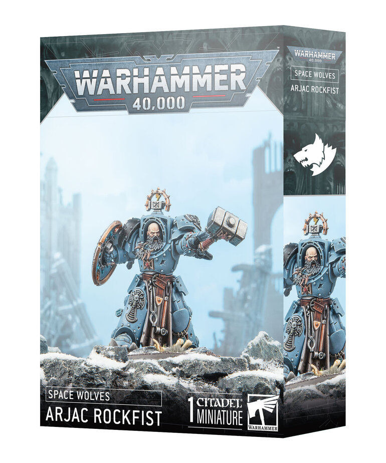 Games Workshop - GAW Warhammer 40K - Space Wolves - Arjac Rockfist