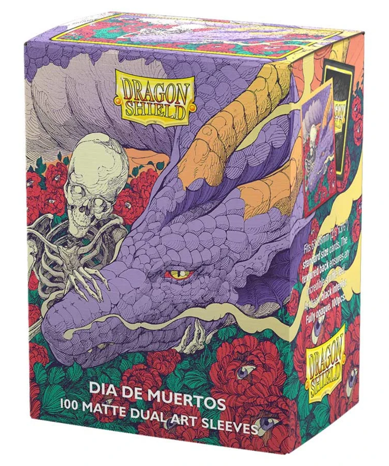 Arcane Tinmen - ATM Dragon Shield - Dual Matte Art Sleeves - Dia De Muertos (100)
