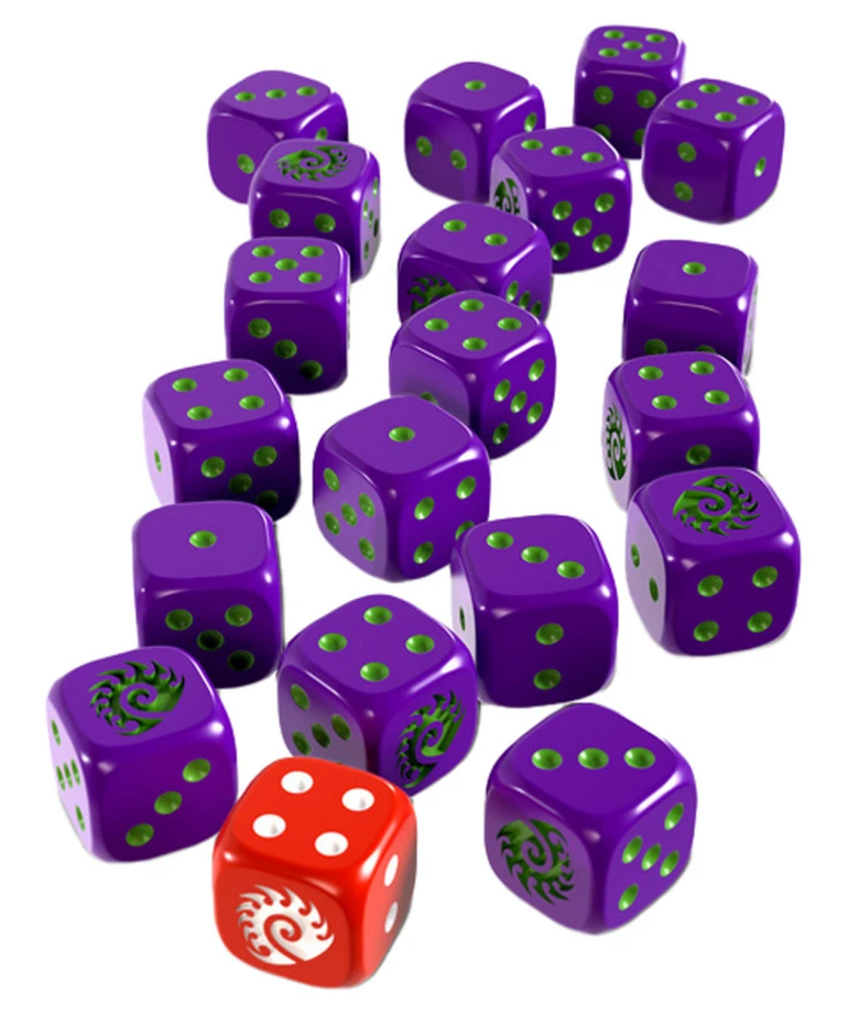 Archon Studio - ACH PRESALE StarCraft The Miniatures Game - Zerg - Dice Set 11/00/2026