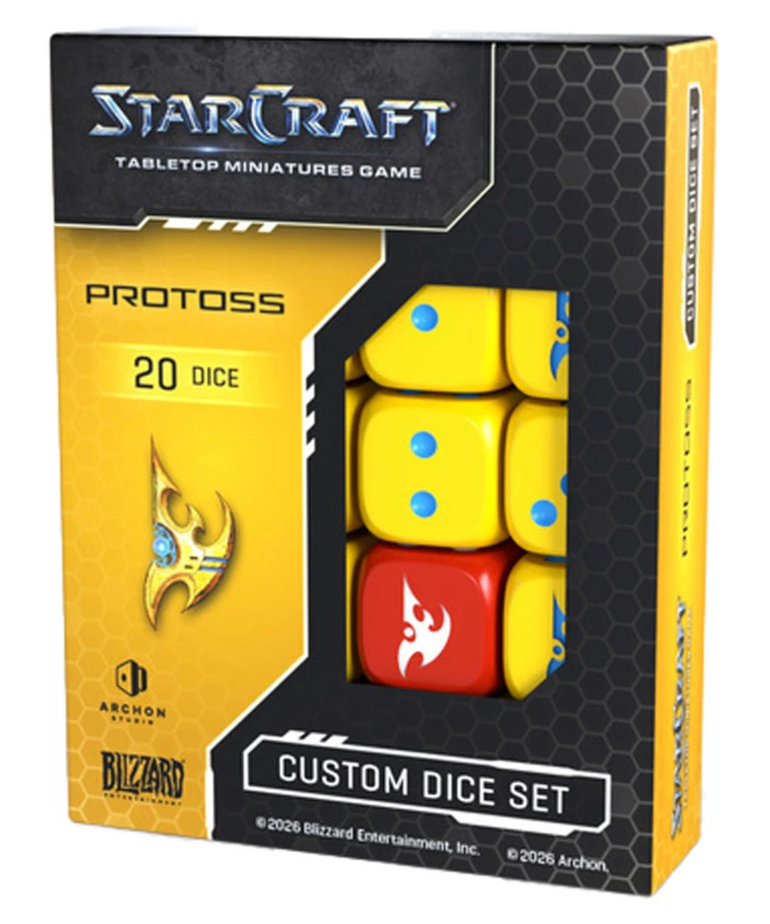 Archon Studio - ACH PRESALE StarCraft The Miniatures Game - Protoss - Dice Set 11/00/2026