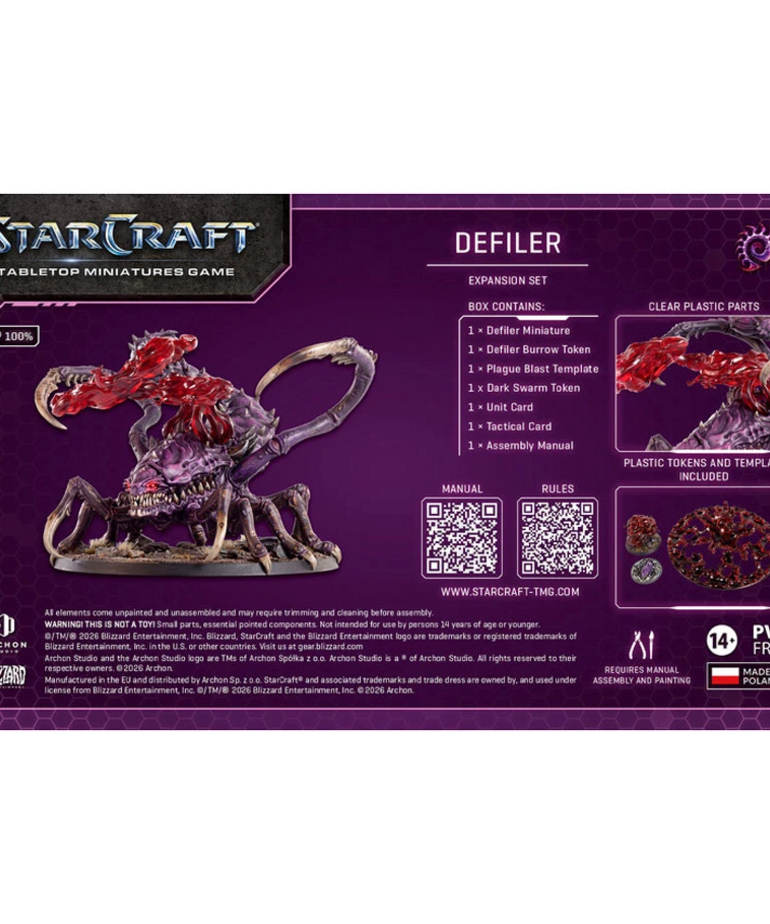 Archon Studio - ACH PRESALE StarCraft The Miniatures Game - Zerg - Defiler 11/00/2026