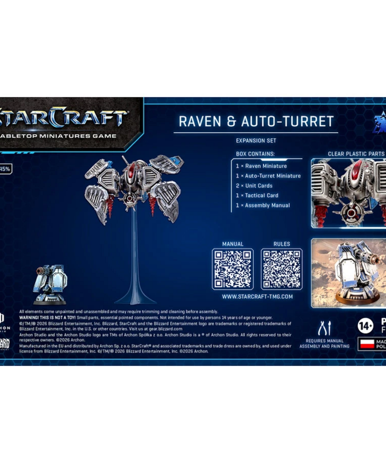 Archon Studio - ACH PRESALE StarCraft The Miniatures Game - Terran - Raven 11/00/2026