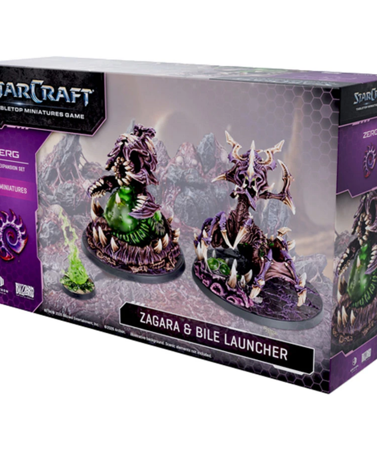 Archon Studio - ACH PRESALE StarCraft The Miniatures Game - Zerg - Zagara & Bile Launcher 11/00/2026