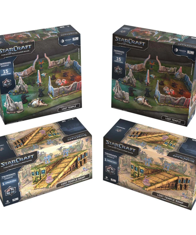 Archon Studio - ACH PRESALE StarCraft The Miniatures Game - Terrain - Lost Temple Bundle 11/00/2026