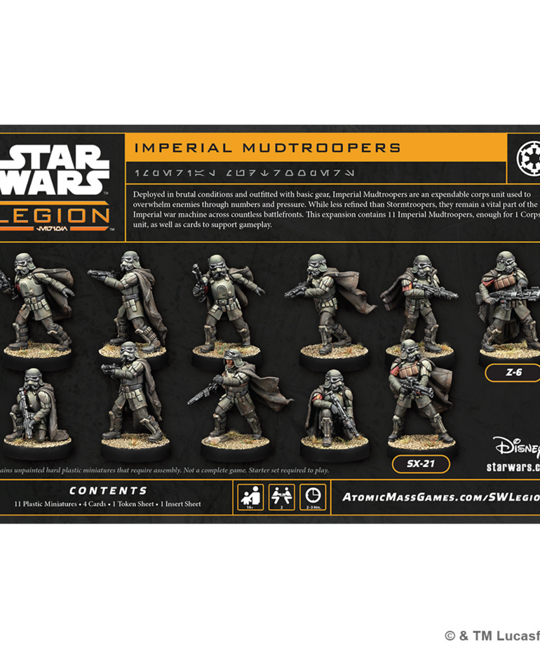 Atomic Mass Games - AMG PRESALE Star Wars: Legion - Imperial Mud Troopers 12/04/2026
