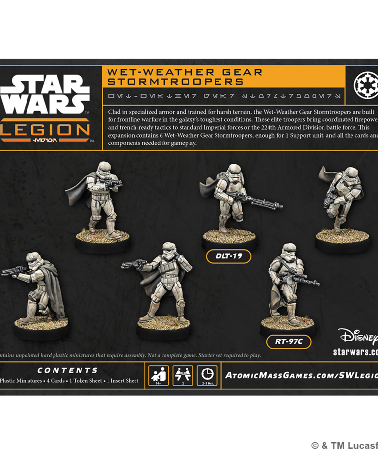 Atomic Mass Games - AMG PRESALE Star Wars: Legion - Wet-Weather Gear Stormtroopers 12/04/2026