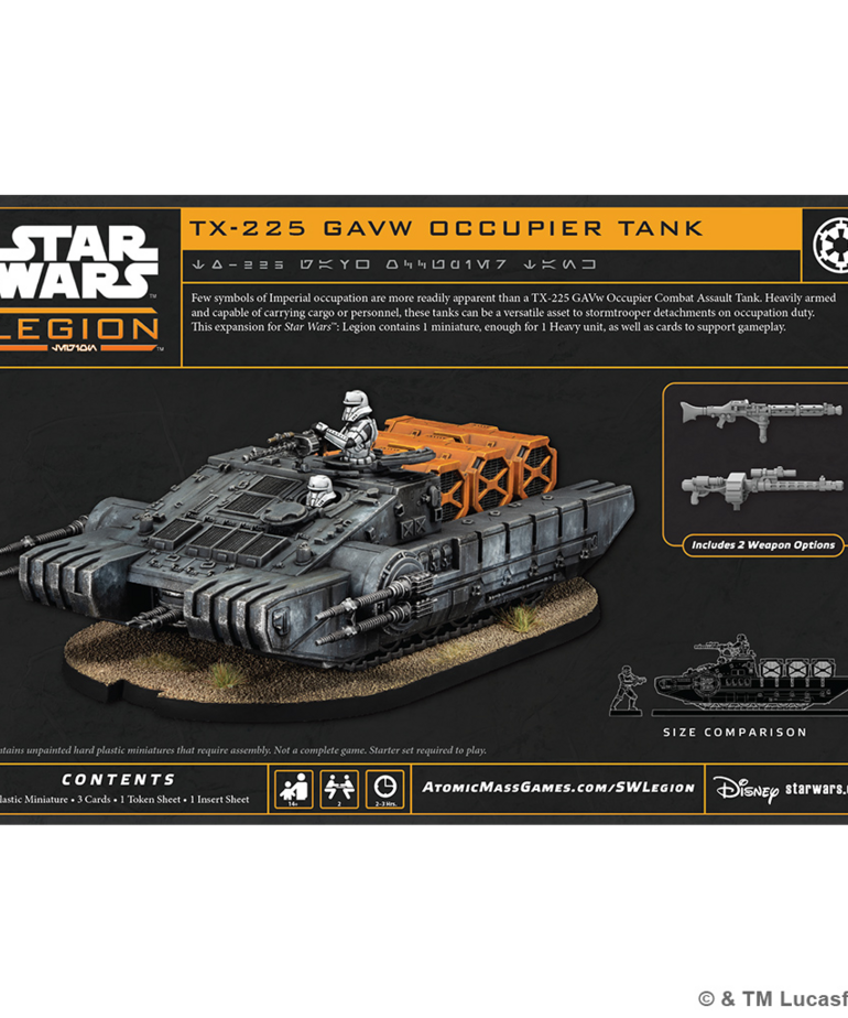 Atomic Mass Games - AMG PRESALE Star Wars: Legion - TX-225 GAVw Occupier Tank 12/04/2026