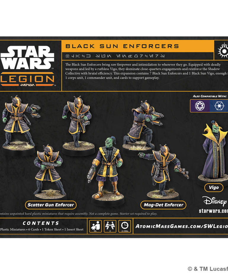 Atomic Mass Games - AMG PRESALE Star Wars: Legion - Black Sun Enforcers 12/04/2026