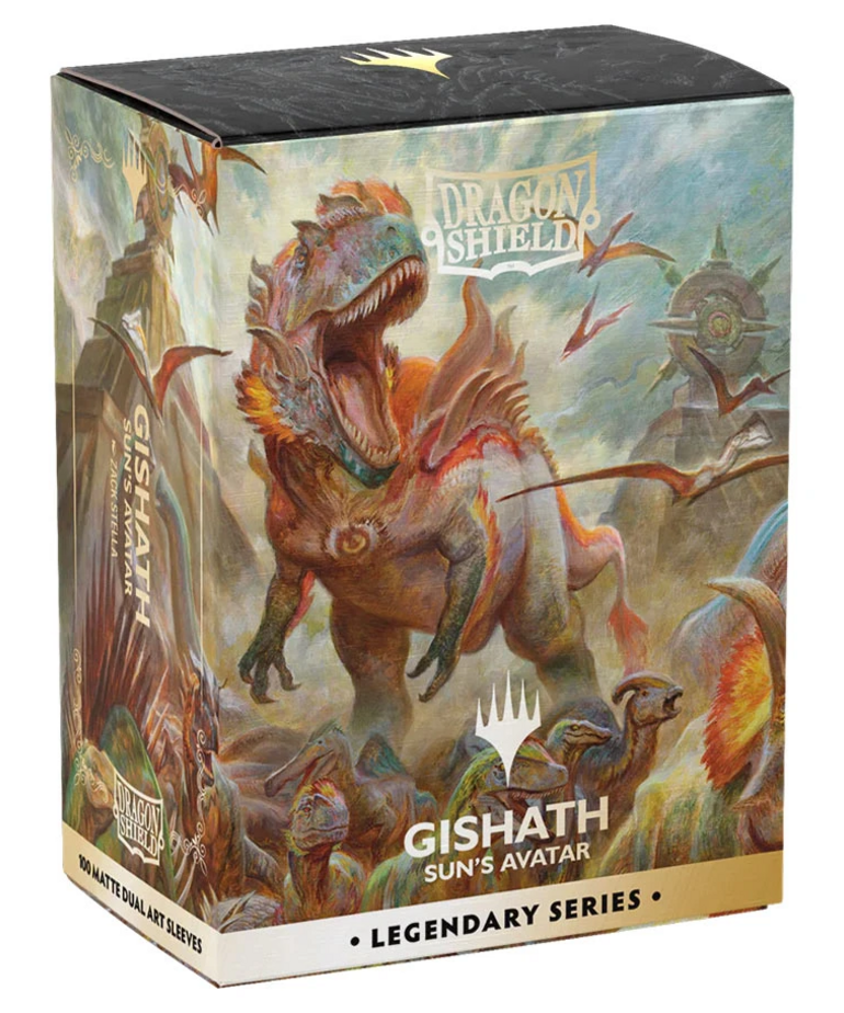 Arcane Tinmen - ATM Dragon Shield - Dual Matte Art Sleeves - Magic: The Gathering - Legendary Series - Gishath, Sun's Avatar (100)