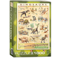 FINAl SALE Eurographics Dinosaurs Puzzle 1000pcs