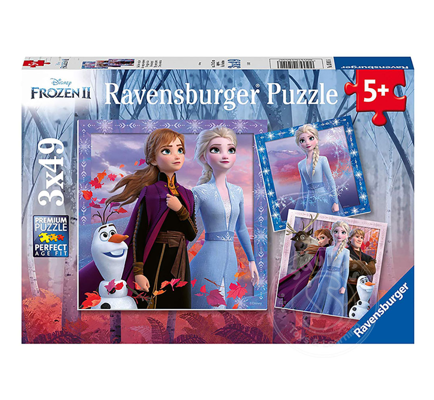 Ravensburger Frozen II The Journey Starts Puzzle 3 x 49pcs