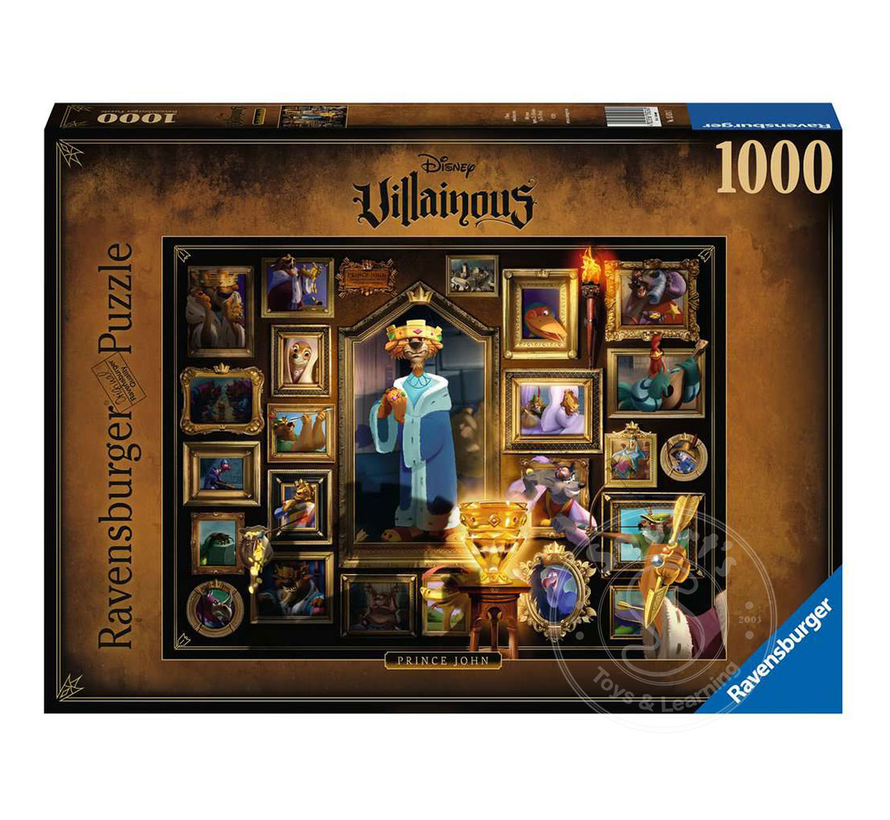 FINAL SALE Ravensburger Disney Villainous: Prince John Puzzle 1000pcs - Retired