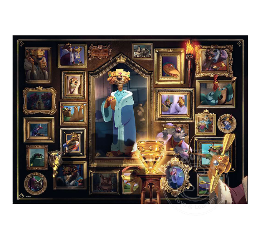 FINAL SALE Ravensburger Disney Villainous: Prince John Puzzle 1000pcs - Retired