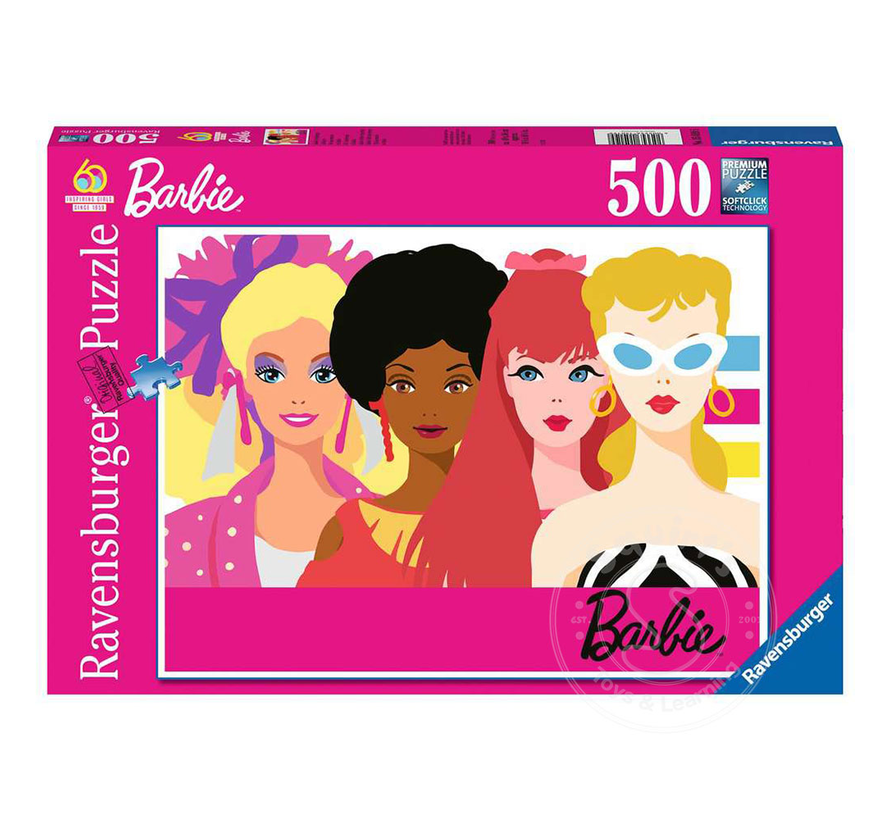 Ravensburger Barbie 60th Anniversary Puzzle 500pcs RETIRED