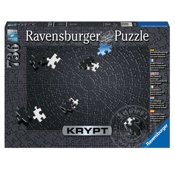 Ravensburger FINAL SALE Ravensburger Krypt - Black Puzzle 736pcs