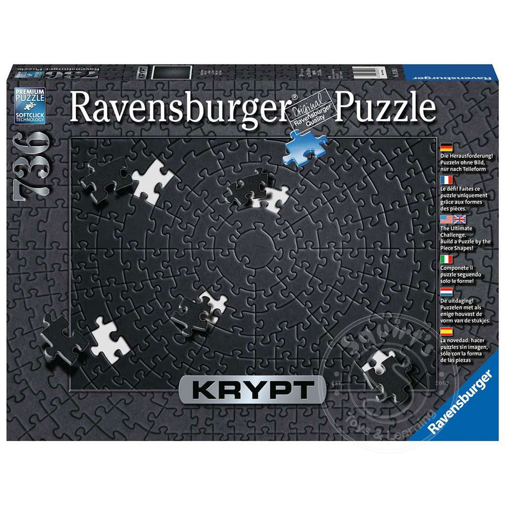 Ravensburger Krypt Black Puzzle 736pcs Squirt's Toys & Learning Co