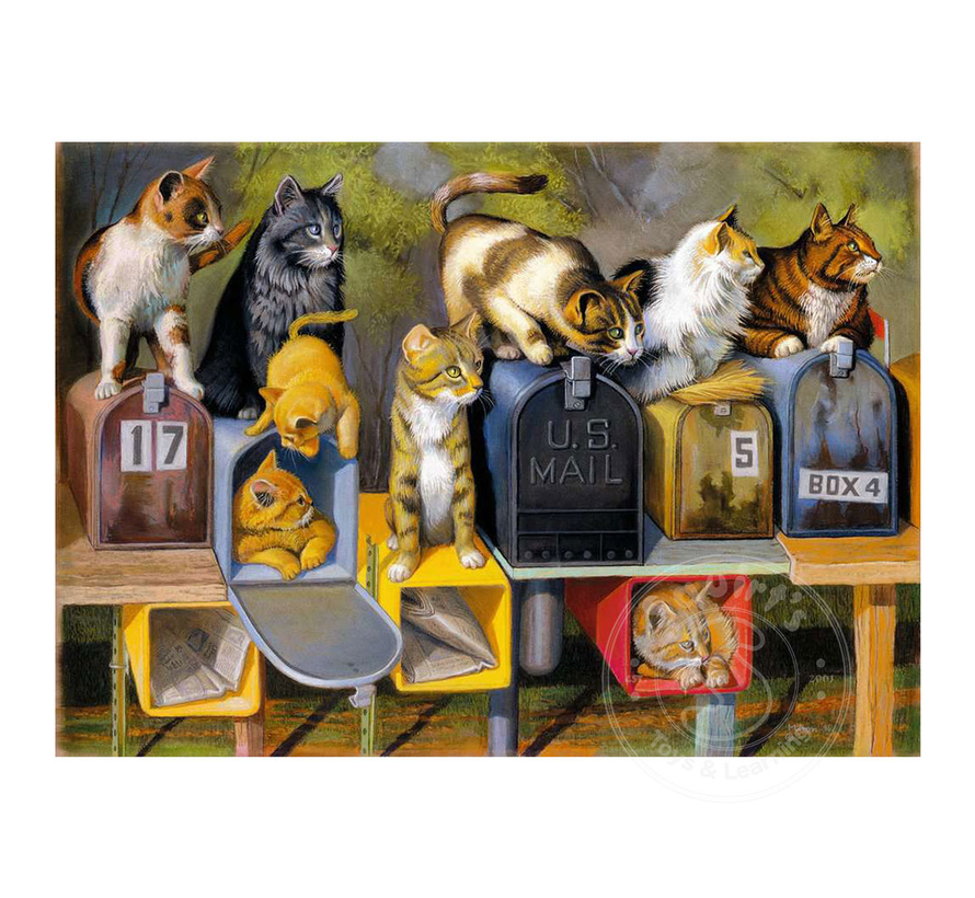Ravensburger Cat’s Got Mail Large Format Puzzle 300pcs (Retired)