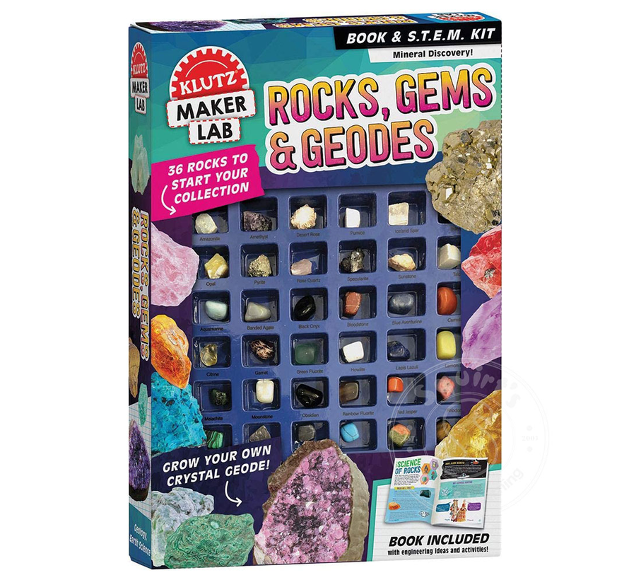 Klutz Maker Lab Rocks, Gems & Geodes
