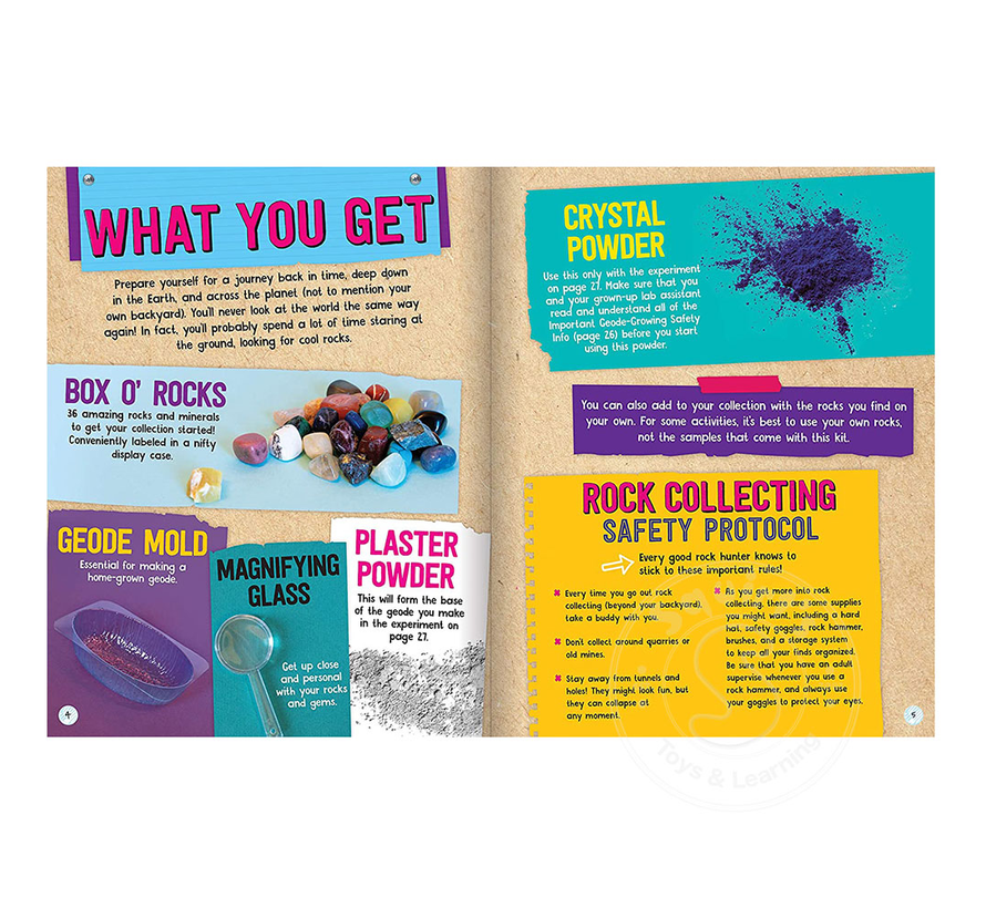 Klutz Maker Lab Rocks, Gems & Geodes