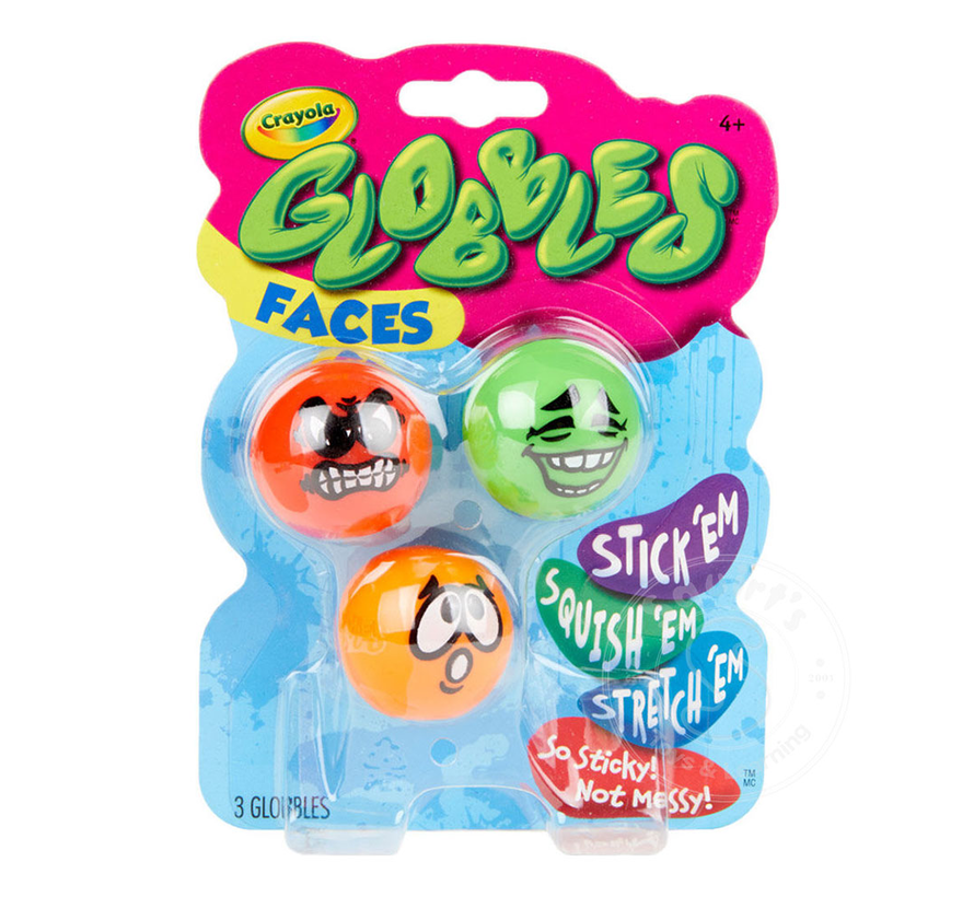 Crayola Globbles Faces 3-Pack