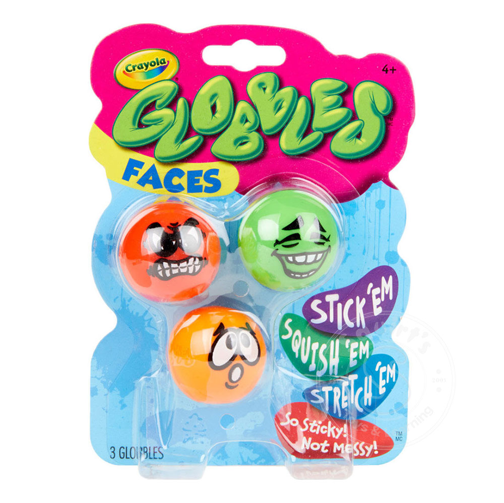 Crayola Globbles Faces 3Pack Squirt's Toys & Learning Co
