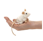 Folkmanis White Mouse Finger Puppet