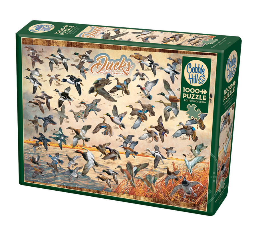 FINAL SALE - Cobble Hill Ducks of North America Puzzle 1000pcs