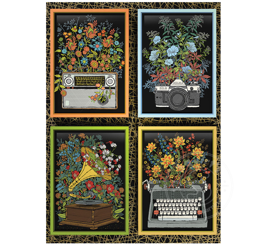 FINAL SALE - Cobble Hill Floral Objects Puzzle 1000pcs