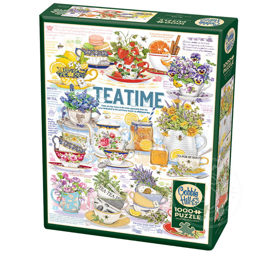 Cobble Hill Tea Time Puzzle 1000pcs