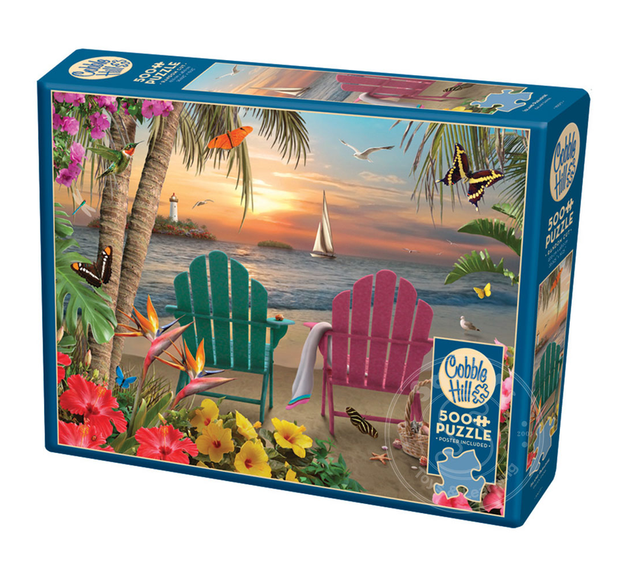 Cobble Hill Island Paradise Puzzle 500pcs