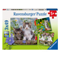 Ravensburger Cuddly Tiger Kittens Puzzle 3 x 49pcs